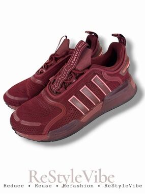 ADIDAS Women’s Size 9.5 Shoes Running Trainers NMD_V3 Style Shadow Red Athletic